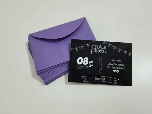 Convite Chalkboard