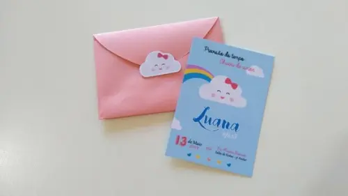 Convite Chuva de Amor