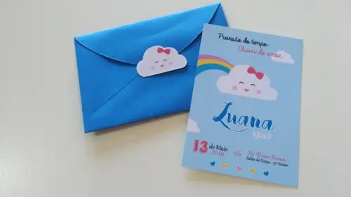 Convite Chuva de Amor