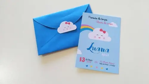 Convite Chuva de Amor