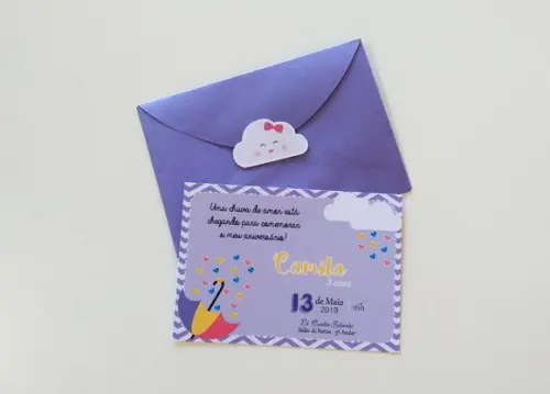 Convite Chuva de Amor