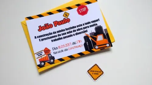 Convite Construção