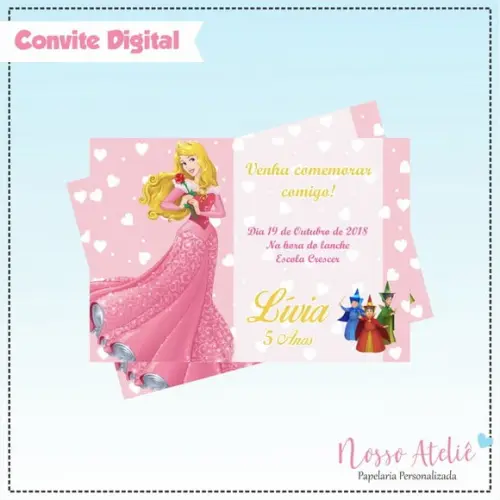 Convite Digital - Bela Adormecida