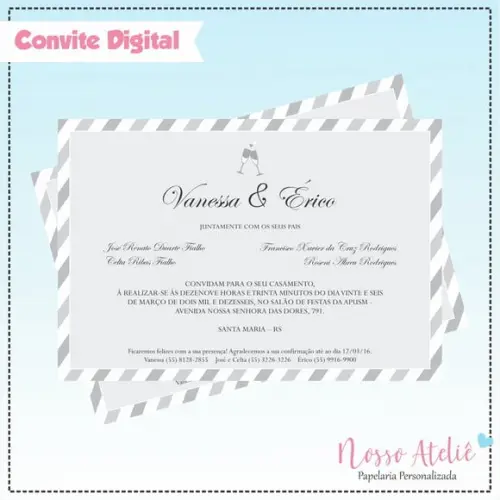 Convite Digital - Casamento