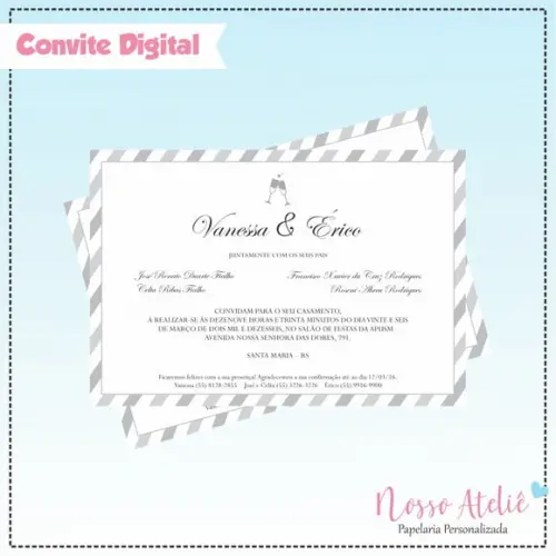 Convite Digital - Casamento