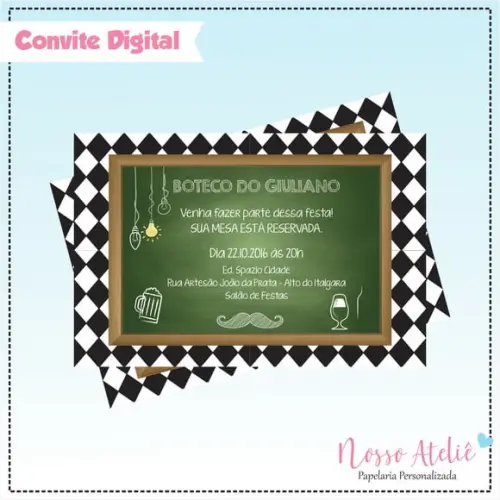 Convite Digital - Boteco