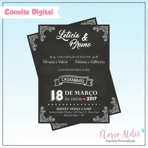 Convite Digital - Casamento