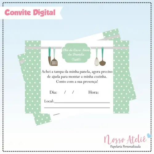 Convite Digital - Chá de Panela