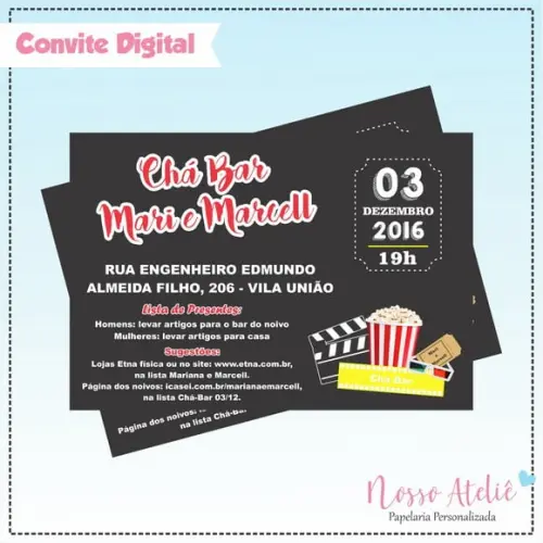 Convite Digital - Cinema