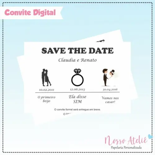 Convite Digital - Save the Date