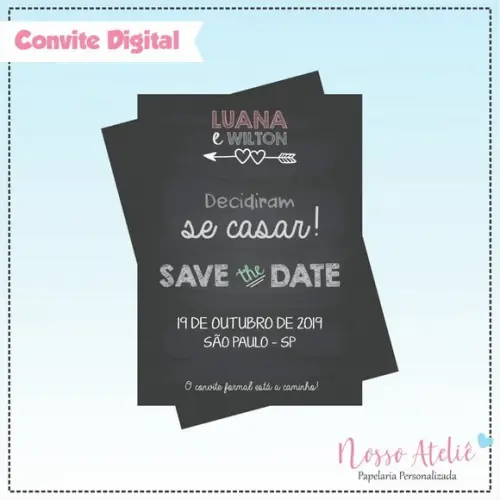 Convite Digital - Save the Date