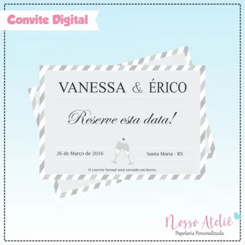 Convite Digital - Save the Date