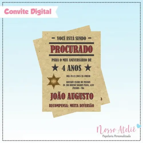 Convite Digital - Xerife