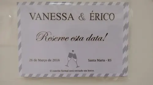 Convite Save the Date