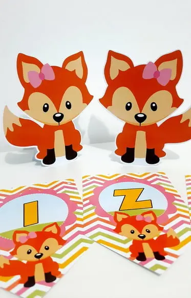 Display de Mesa - Raposinha com Laço