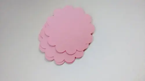 Escalope 5 cm - Rosa Metálico