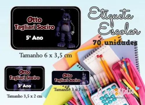 Etiqueta Escolar