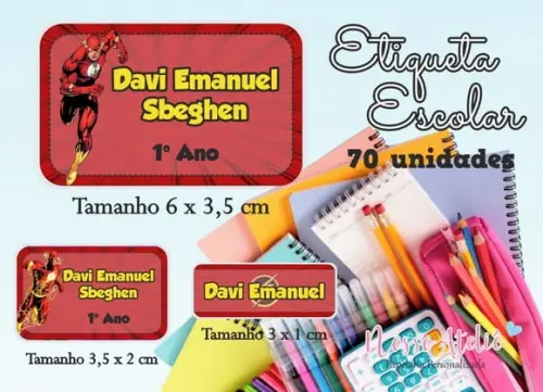 Etiqueta Escolar