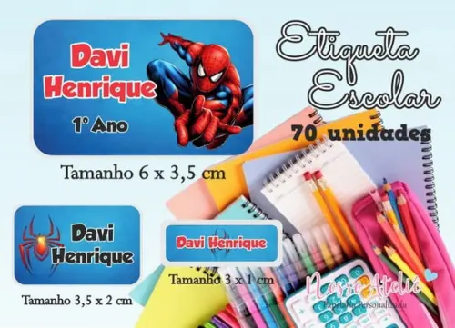 Etiqueta Escolar