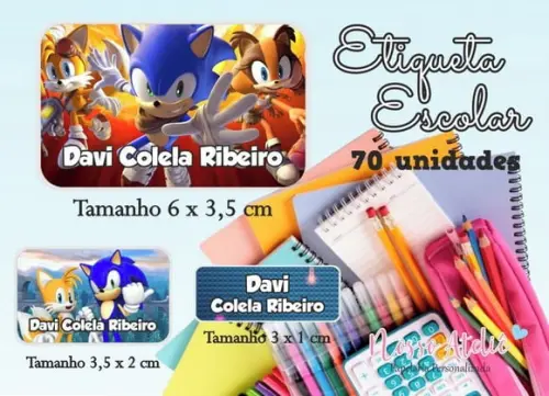 Etiqueta Escolar