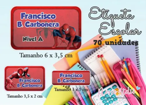 Etiqueta Escolar