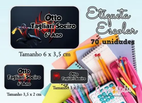 Etiqueta Escolar