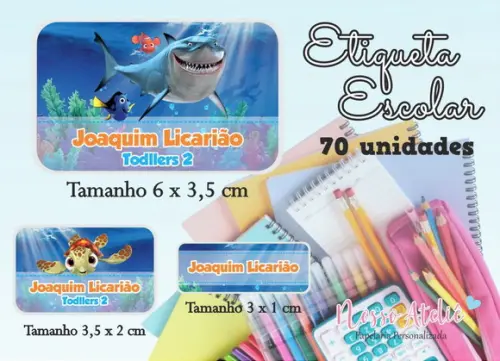 Etiqueta Escolar