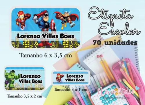 Etiqueta Escolar