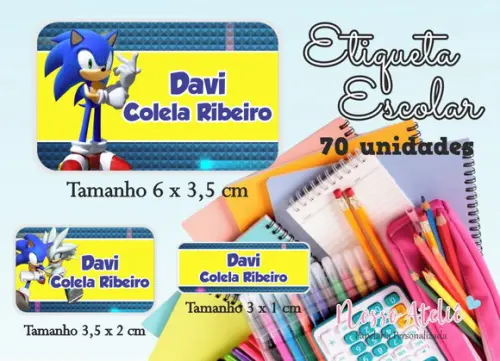 Etiqueta Escolar