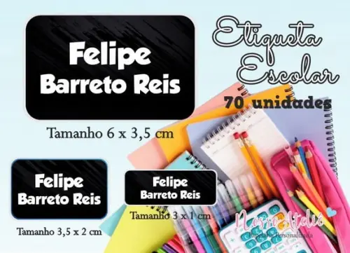 Etiqueta Escolar