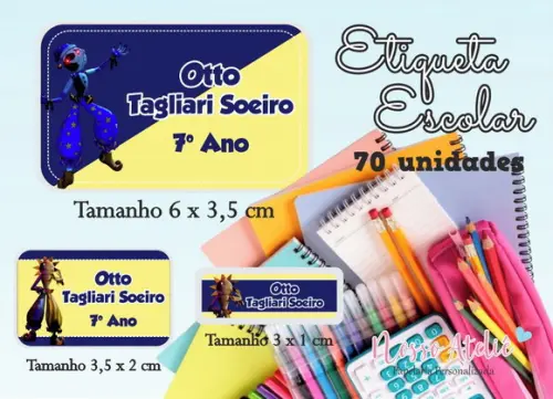 Etiqueta Escolar