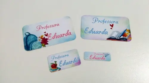 Etiqueta Escolar - Professora