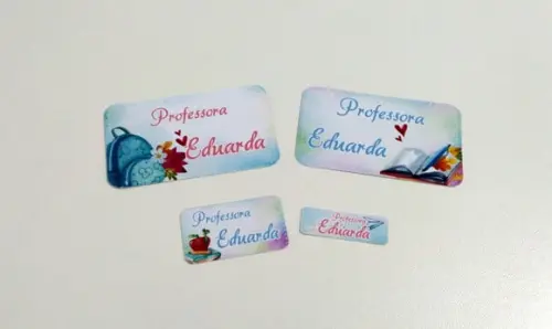 Etiqueta Escolar - Professora