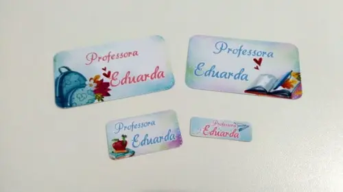 Etiqueta Escolar - Professora