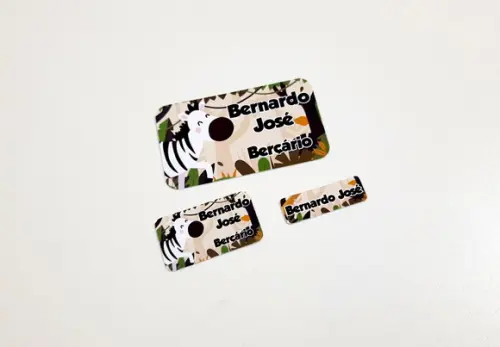 Etiqueta Escolar - Safari