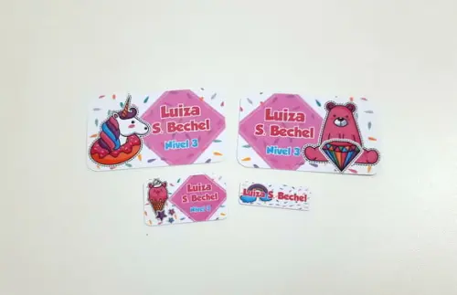 Etiqueta Escolar - Unicórnio Cute
