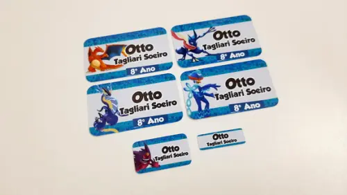 Etiqueta Escolar Pokemon