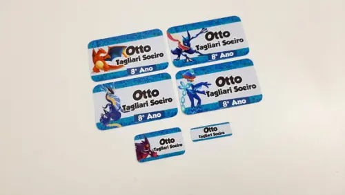 Etiqueta Escolar Pokemon