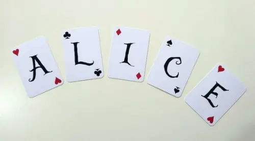 Frete Grátis: Painel de Cartas-alice no País das Maravilhas