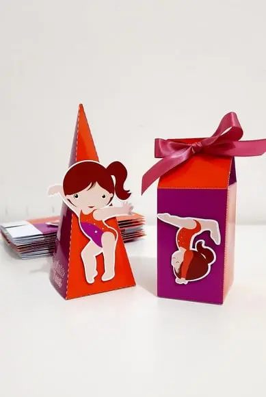 Kit Caixa Milk e Cone - Ginástica Rítmica