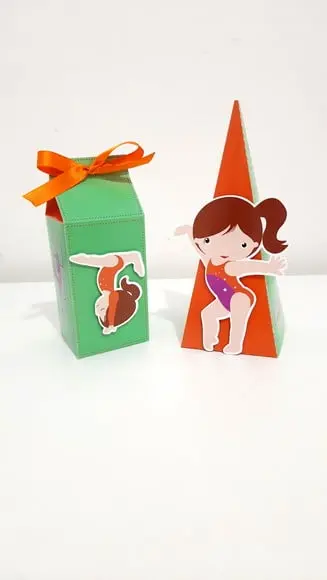 Kit Caixa Milk e Cone - Ginástica Rítmica