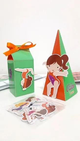 Kit Caixa Milk e Cone - Ginástica Rítmica