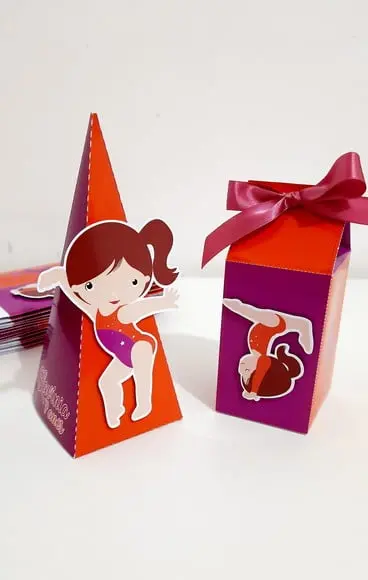 Kit Caixa Milk e Cone - Ginástica Rítmica