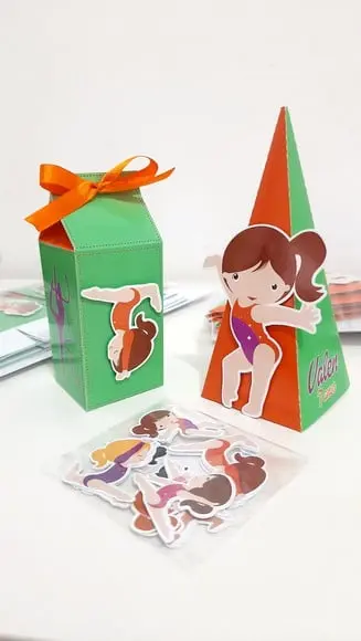 Kit Caixa Milk e Cone - Ginástica Rítmica