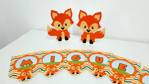 Kit Bandeirola e Display - Raposinha