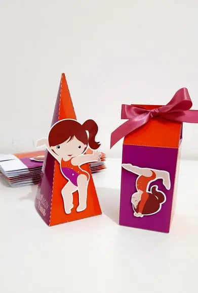 Kit Caixa Milk e Cone - Ginástica Rítmica