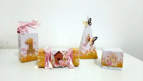 Kit Caixas 40 Itens - Jardim Encantado