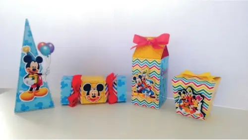 Kit Festa 40 Caixas - Turma do Mickey