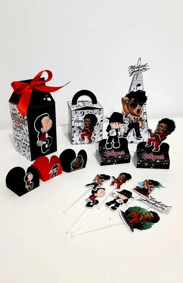Kit Festa 40 Itens - Michael Jackson