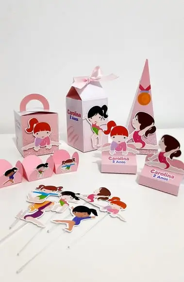 Kit Festa 80 Itens - Ginástica Rítmica